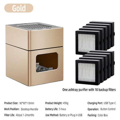 Cendrier purificateur d’air