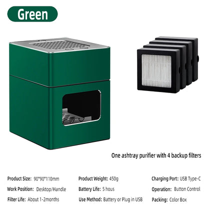 Cendrier purificateur d’air