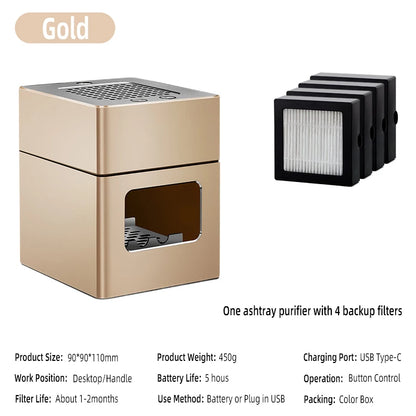 Cendrier purificateur d’air
