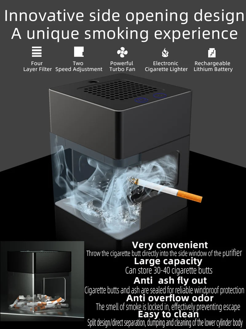 Cendrier purificateur d’air