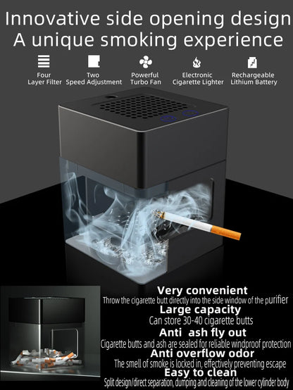 Cendrier purificateur d’air