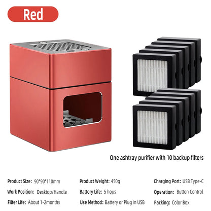 Cendrier purificateur d’air